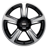 RADIUS R15 Tricolour (Matt black Machined +Chrome inserts)