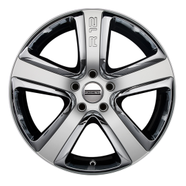 RADIUS R12  Satin silver+Chrome inserts